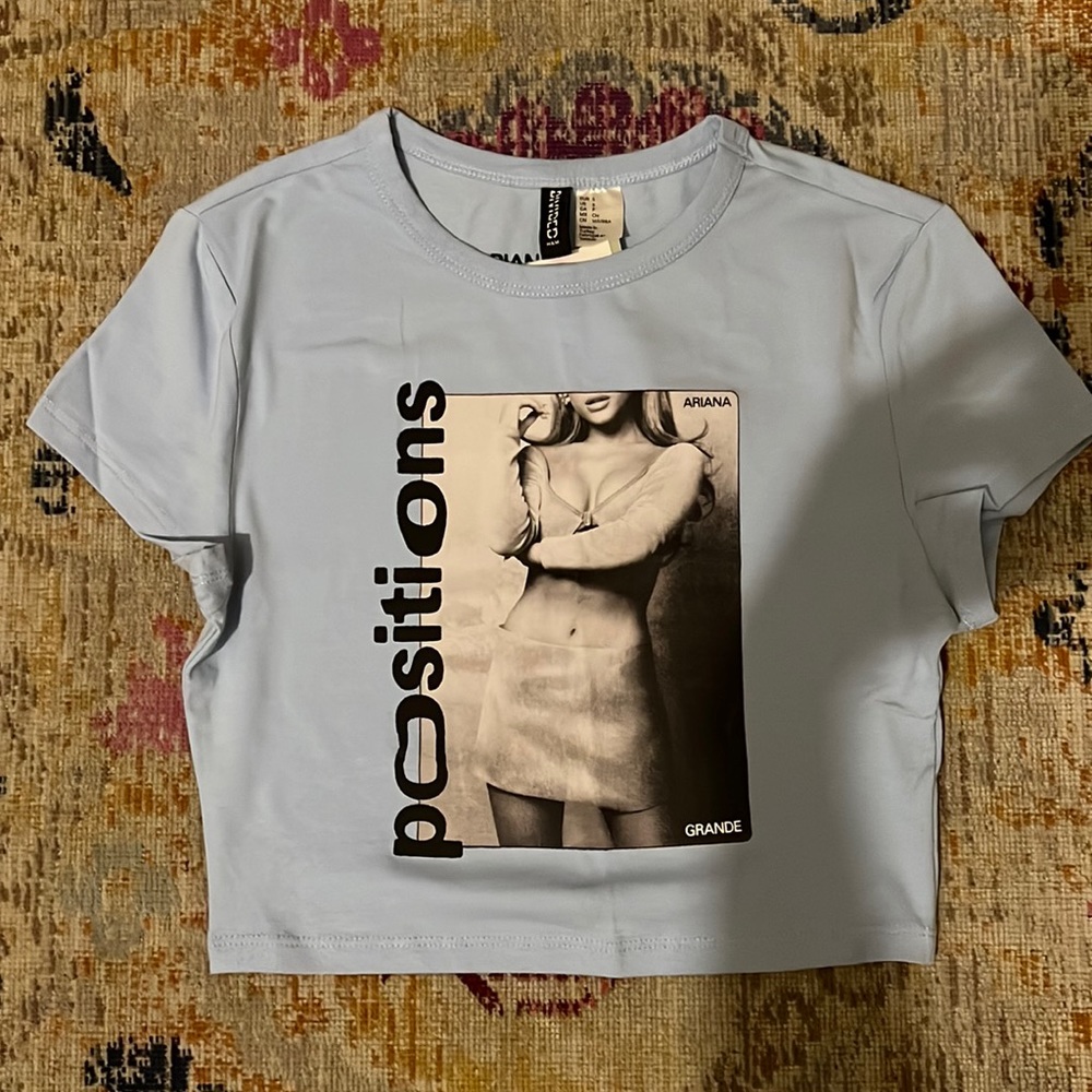 NWT Ariana Grande Positions Baby Tee